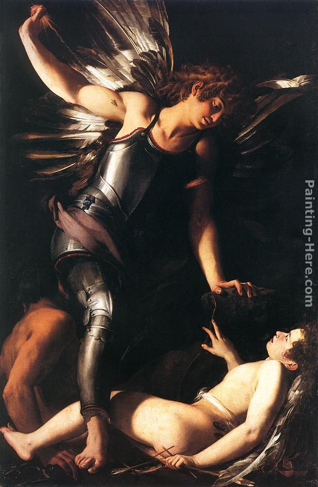 Heavenly Love and Earthly Love painting - Giovanni Baglione Heavenly Love and Earthly Love art painting